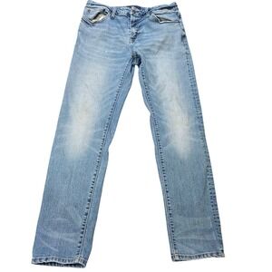 Aero Skinny Jeans Men's Size 32/33‎ Blue Medium Wash Stretch Denim